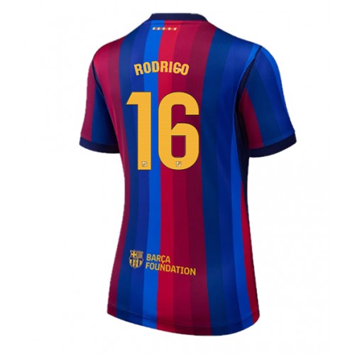 Barcelona Rodri Hernandez #16 Kotipaita Naiset 2026-27 Lyhythihainen